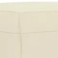 Ensemble de canapés 3 pcs avec coussins Crème Similicuir