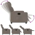 Fauteuil inclinable Taupe Tissu
