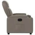 Fauteuil inclinable Taupe Tissu