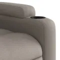 Fauteuil inclinable Taupe Tissu