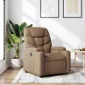 Fauteuil inclinable Marron Tissu