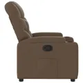 Fauteuil inclinable Marron Tissu