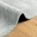 Tapis HUARTE à poils courts doux et lavable bleu 120x170 cm