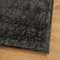 Tapis ISTAN à poils longs aspect brillant anthracite 120x170 cm
