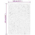 Tapis ISTAN à poils longs aspect brillant anthracite 120x170 cm