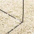 Tapis shaggy PAMPLONA poils longs moderne doré 80x150 cm