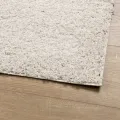 Tapis shaggy PAMPLONA poils longs moderne crème 160x230 cm