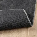 Tapis OVIEDO à poils courts anthracite 60x110 cm