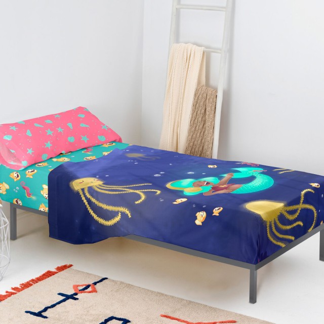 Set beddengoed HappyFriday Mr Fox Happy Mermaid Multicolour Bed van 10