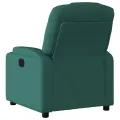 Fauteuil inclinable électrique Vert foncé Tissu