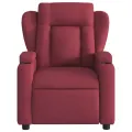 Fauteuil inclinable électrique Rouge bordeaux Tissu