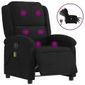 Fauteuil inclinable de massage électrique noir velours