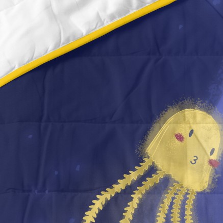 Bedspread (quilt) HappyFriday Mr Fox Multicolour 100 x 130 cm Mermaid 2