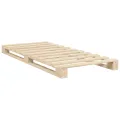 Cadre de lit sans matelas avec tête de lit 90x200 cm
