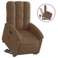 Fauteuil inclinable Marron Tissu