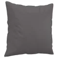 Ensemble de canapés 3 pcs avec coussins gris similicuir