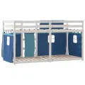 Lit superposé sans matelas 90x200 cm bois de pin massif