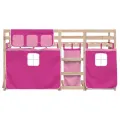 Lit superposé sans matelas 90x200 cm bois de pin massif