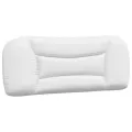 Lit avec matelas blanc 100x200 cm similicuir