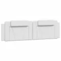 Cadre de lit sans matelas blanc 180x200 cm similicuir
