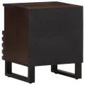 Tables de chevet 2 pcs 40x34x46 cm bois de manguier massif
