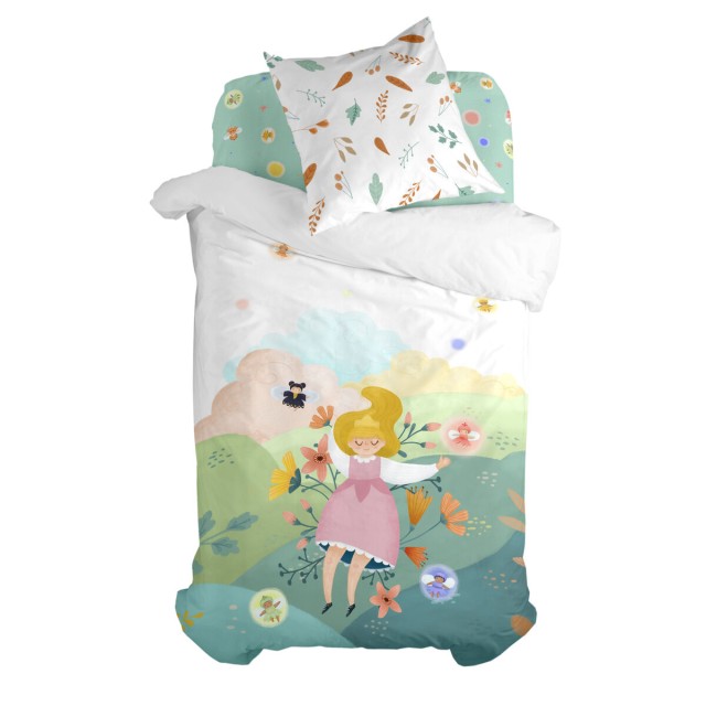 Juego de funda nórdica HappyFriday Mr Fox Dreaming  Multicolor Cama d