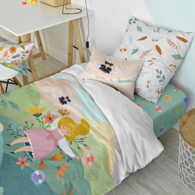 Dekbedovertrek set HappyFriday Mr Fox Dreaming  Multicolour Bed van 80