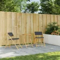 Table de jardin pliable Ø55x75 cm bambou