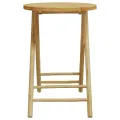 Table de jardin pliable Ø55x75 cm bambou