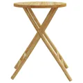 Table de jardin pliable Ø55x75 cm bambou