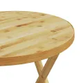 Table de jardin pliable Ø55x75 cm bambou