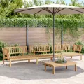 Salon palette de jardin 4 pcs bois d'acacia massif