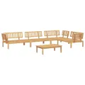 Salon palette de jardin 5 pcs bois d'acacia massif