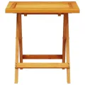 Table d’appoint de jardin 40x40x40 cm bois d'acacia massif