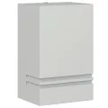 Applique murale d'extérieur argenté acier inoxydable