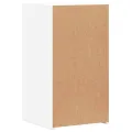 Tables de chevet 2 pcs blanc 35x34x65 cm bois d'ingénierie