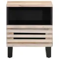 Tables de chevet 2 pcs 40x34x46 cm bois manguier massif blanchi