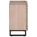 Table de chevet 50x34x62 cm bois de manguier solide