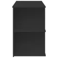 Bureau noir 140x50x75 cm bois d'ingénierie