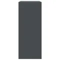 Buffet haut anthracite 67x39x95 cm acier