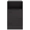 Tables de chevet 2 pcs noir 34,5x39x62 cm acier