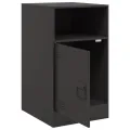 Tables de chevet 2 pcs noir 34,5x39x62 cm acier