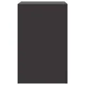 Tables de chevet 2 pcs noir 34,5x39x62 cm acier