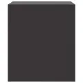 Table de chevet noir 34,5x39x44 cm acier