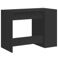 Bureau noir 102x50x75 cm bois d'ingénierie