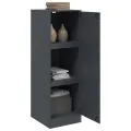 Buffet anthracite 34,5x39x107 cm acier