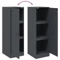 Buffet anthracite 34,5x39x107 cm acier