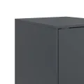 Buffet anthracite 34,5x39x107 cm acier