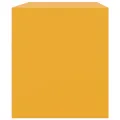 Meuble TV jaune moutarde 67x39x44 cm acier