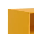 Meuble TV jaune moutarde 67x39x44 cm acier
